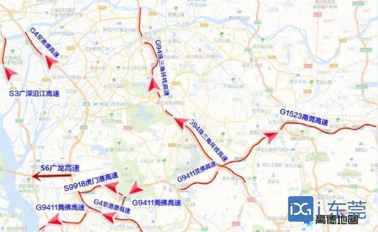 高速方面预计 有两个返程高峰▲春节期间高速公路出城易拥堵点位
