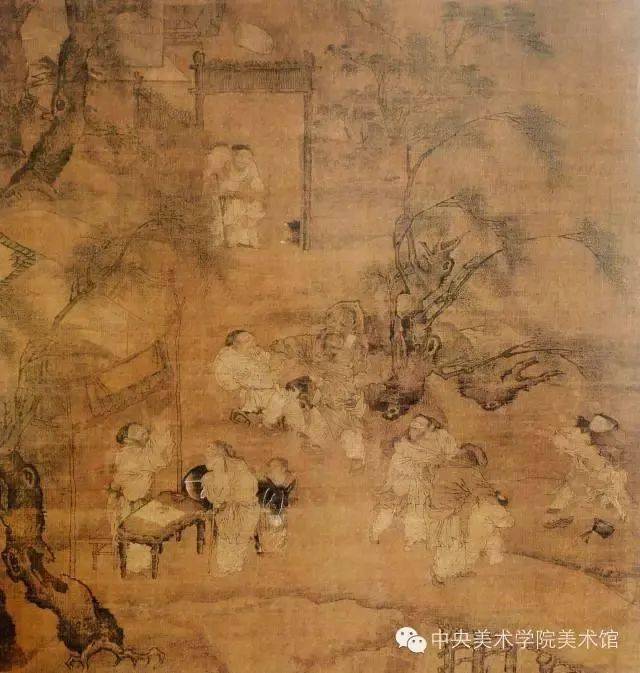 《柳荫群盲图》立轴堪称是描绘斗殴的绘画图像中最早的一件(图2)