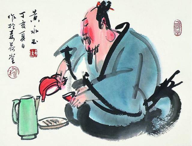 黄永玉 | 饮酒可成仙,品茶可成道!