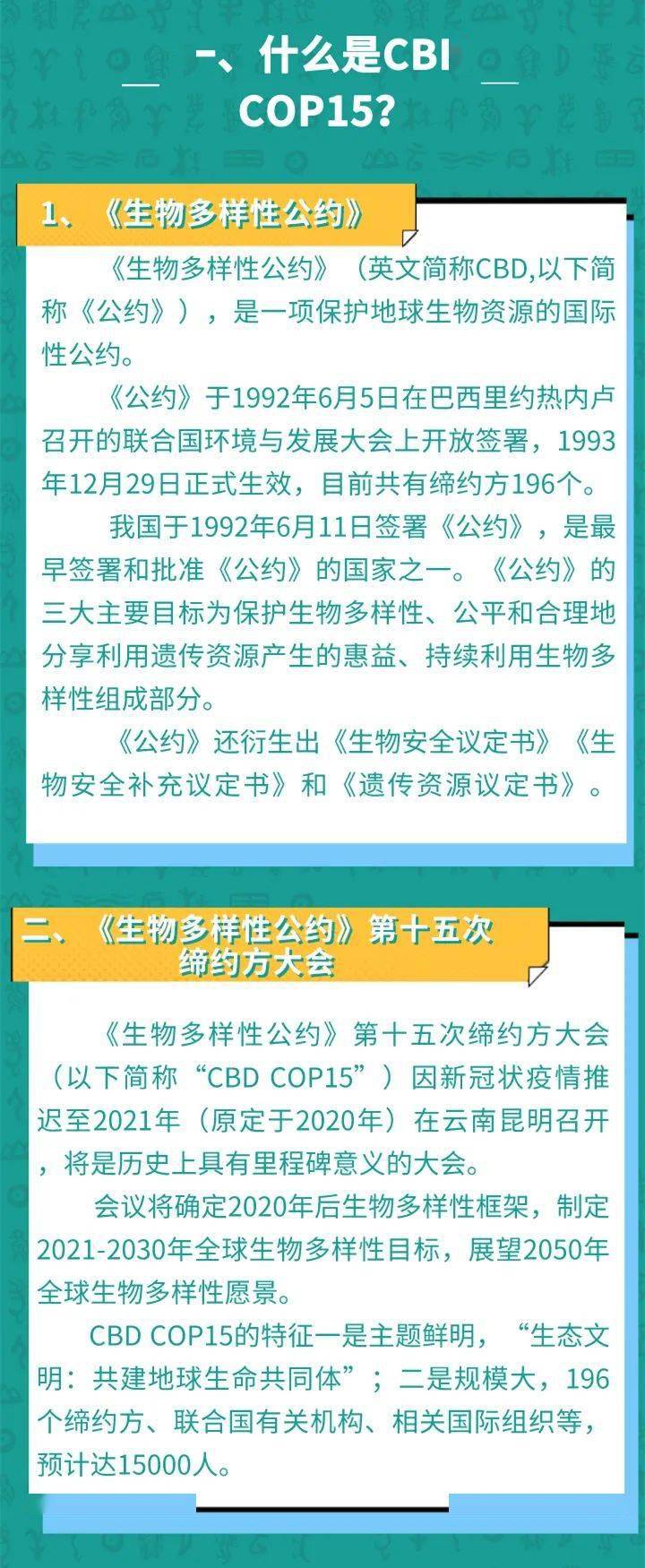 为了迎接cbd cop15召开,进一步倡导生物多样性保护,今天让我们一起