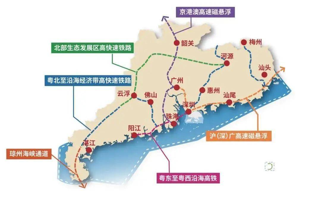 广州—深圳磁悬浮或率先建设 要注意的是,《规划》提出的沪(深)广