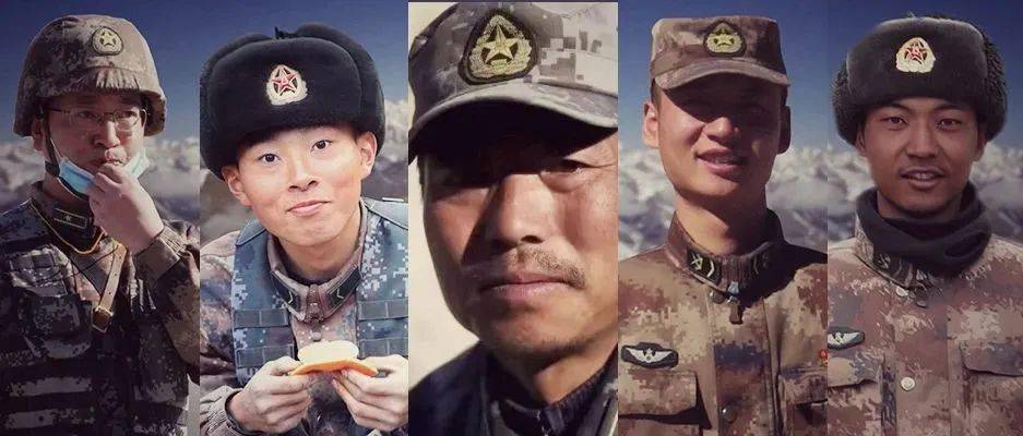 战士陈祥榕,肖思远,王焯冉 在微博上, 这5位卫国戍边英雄官兵的事迹