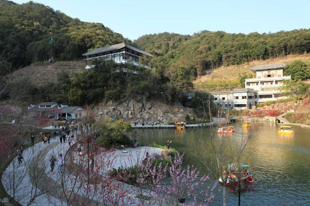 永春北溪桃花季正式启幕,十里桃花迎春怒放.