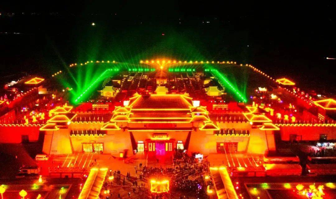 中国规模最大的灯阵,张掖"九曲黄河灯阵"启灯!