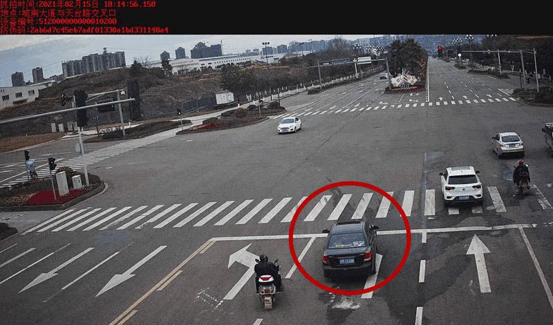 春节期间在资阳任性闯红灯,这30辆车被无码曝光!