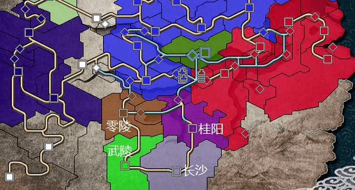 用三国志11的地图说说三国演义地理