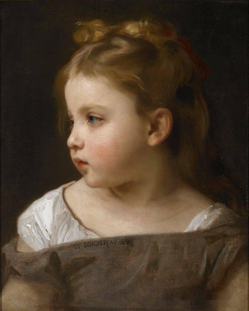 油画肖像基础知识:画儿童与成人有哪些不一样?_婴幼儿