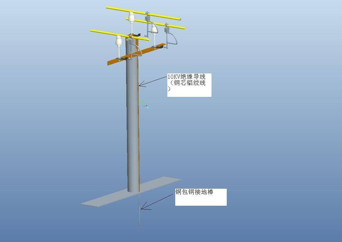 10kv架空绝缘导线防雷击断线的方法_线路