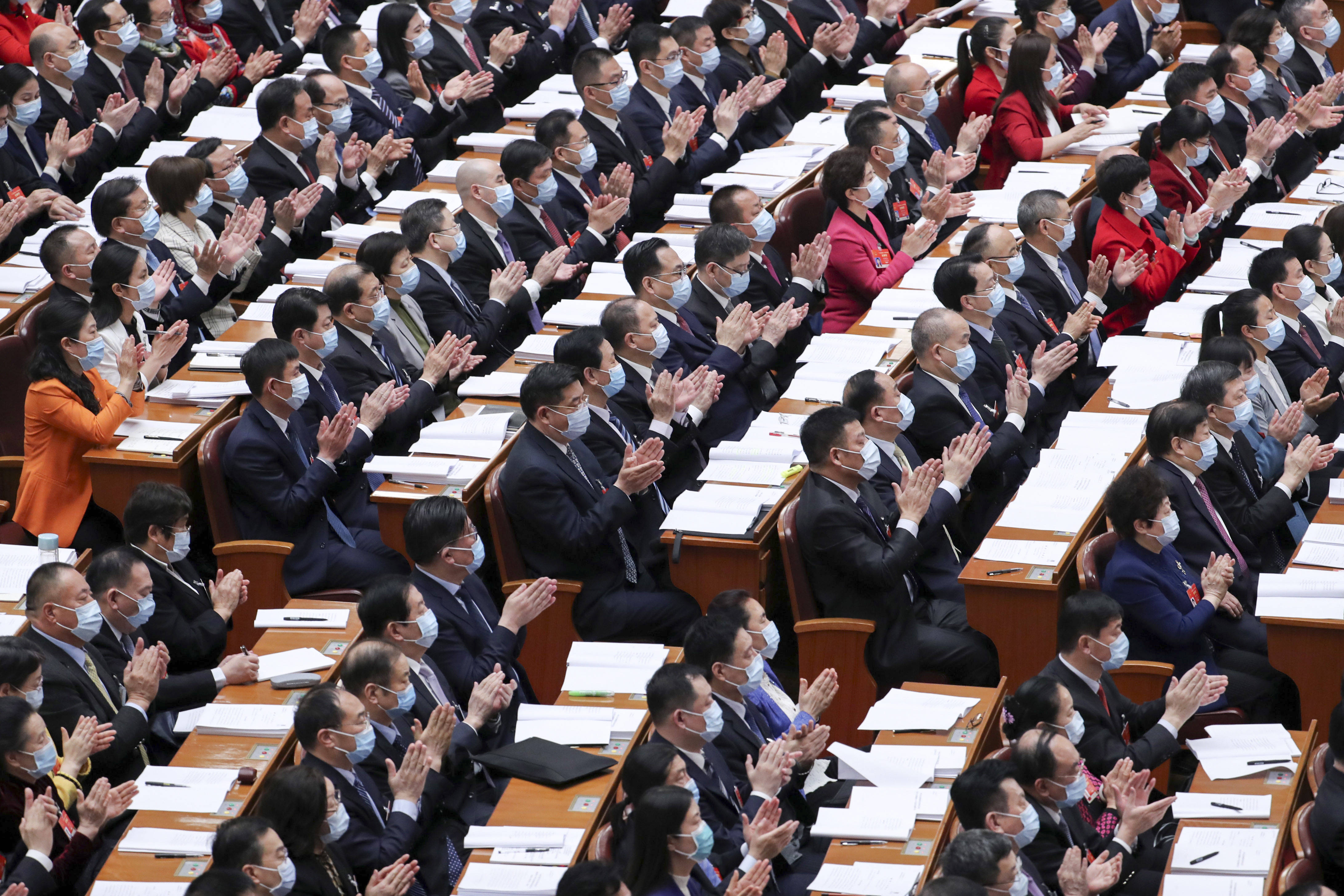 十三届全国人大四次会议在京开幕新华社照片,北京,2021年3月5日