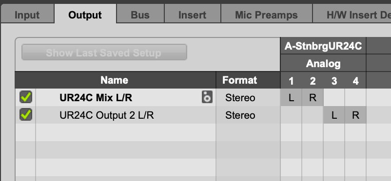 steinberg ur24c 音频接口测评_output