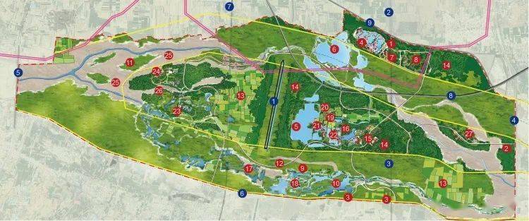 襄湖岛湿地公园总媒面图