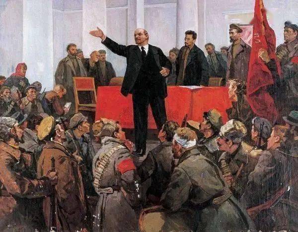列宁在十月革命中演讲