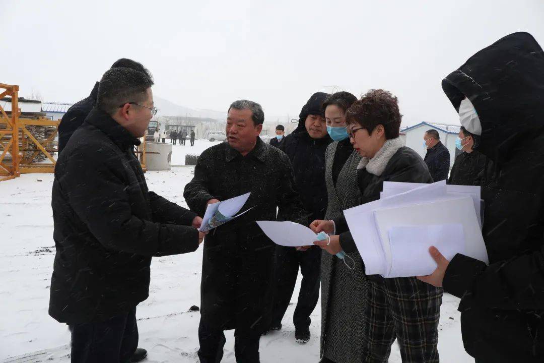 县委书记陈旭升,县委副书记,县长庄亚男调研城市建设项目