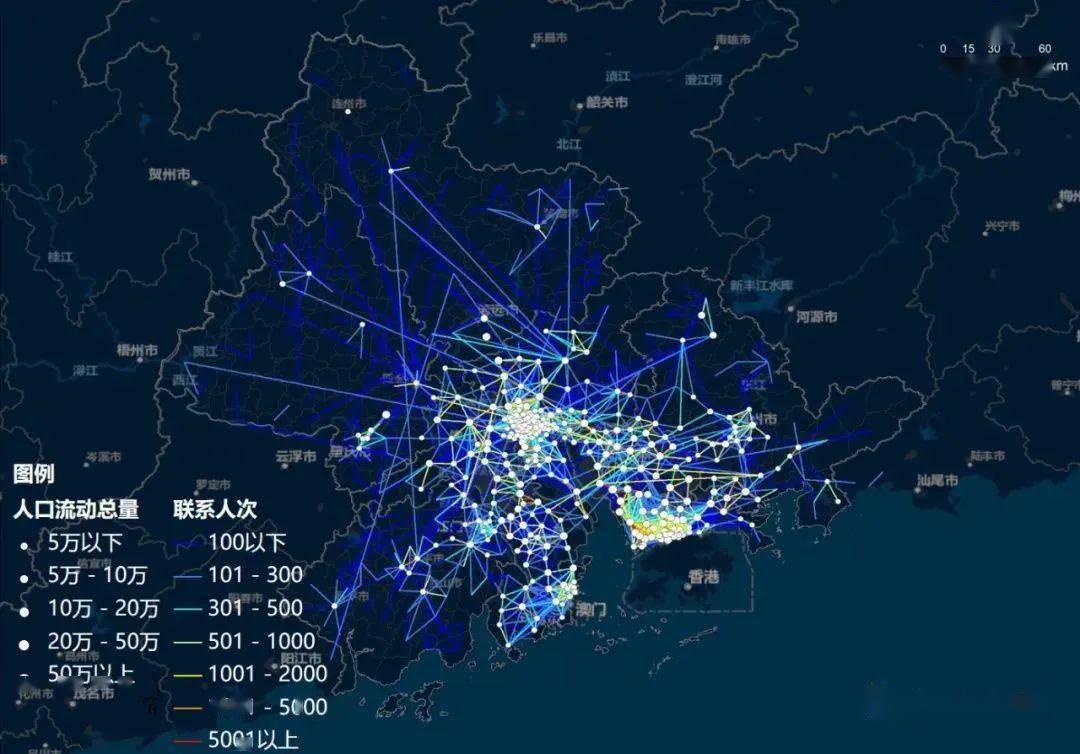 手机人口单车跑步大数据展示枢纽之城千万级交通流量丨城市数据派