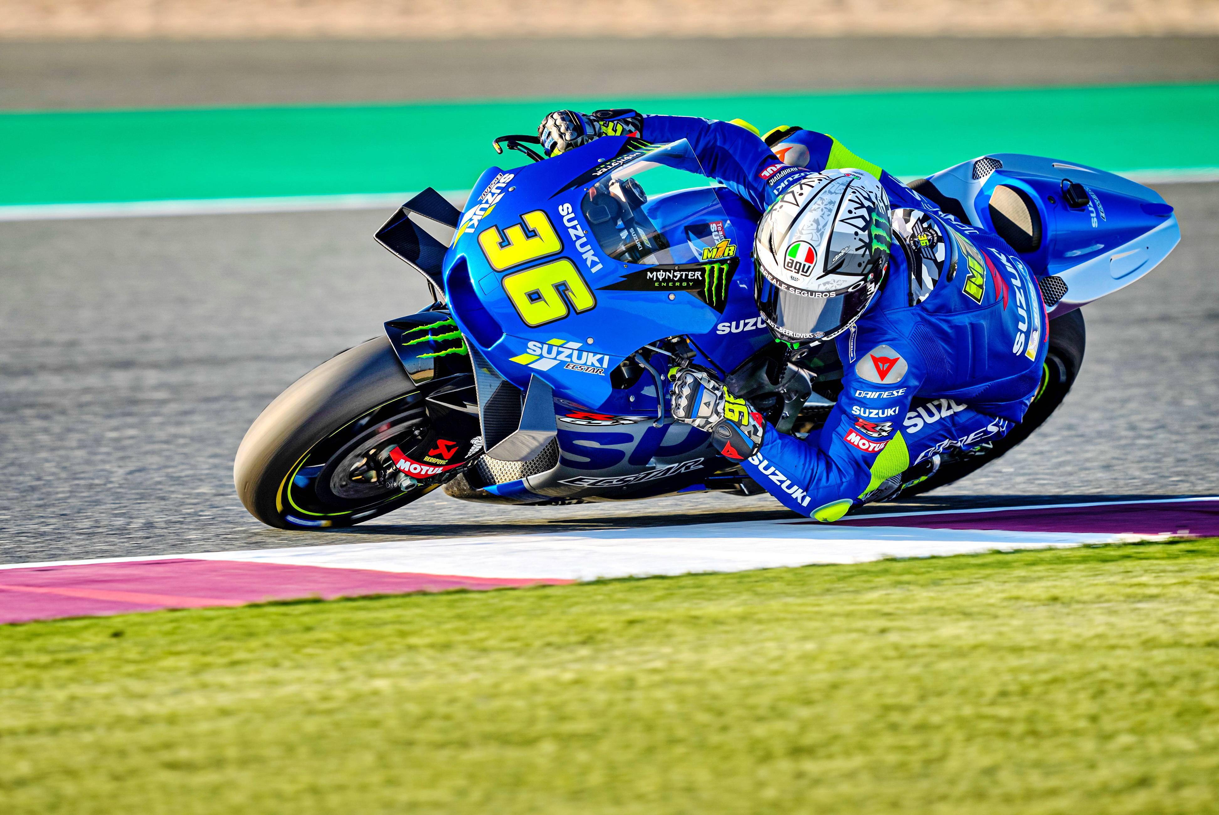 2021 motogp:卡塔尔季前测试,suzuki 厂队篇