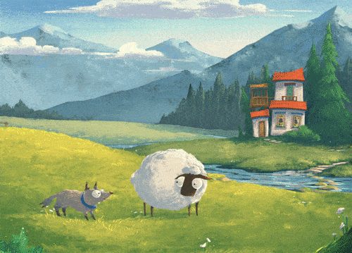 治愈插画 | 森林里的动物朋友_动画专业