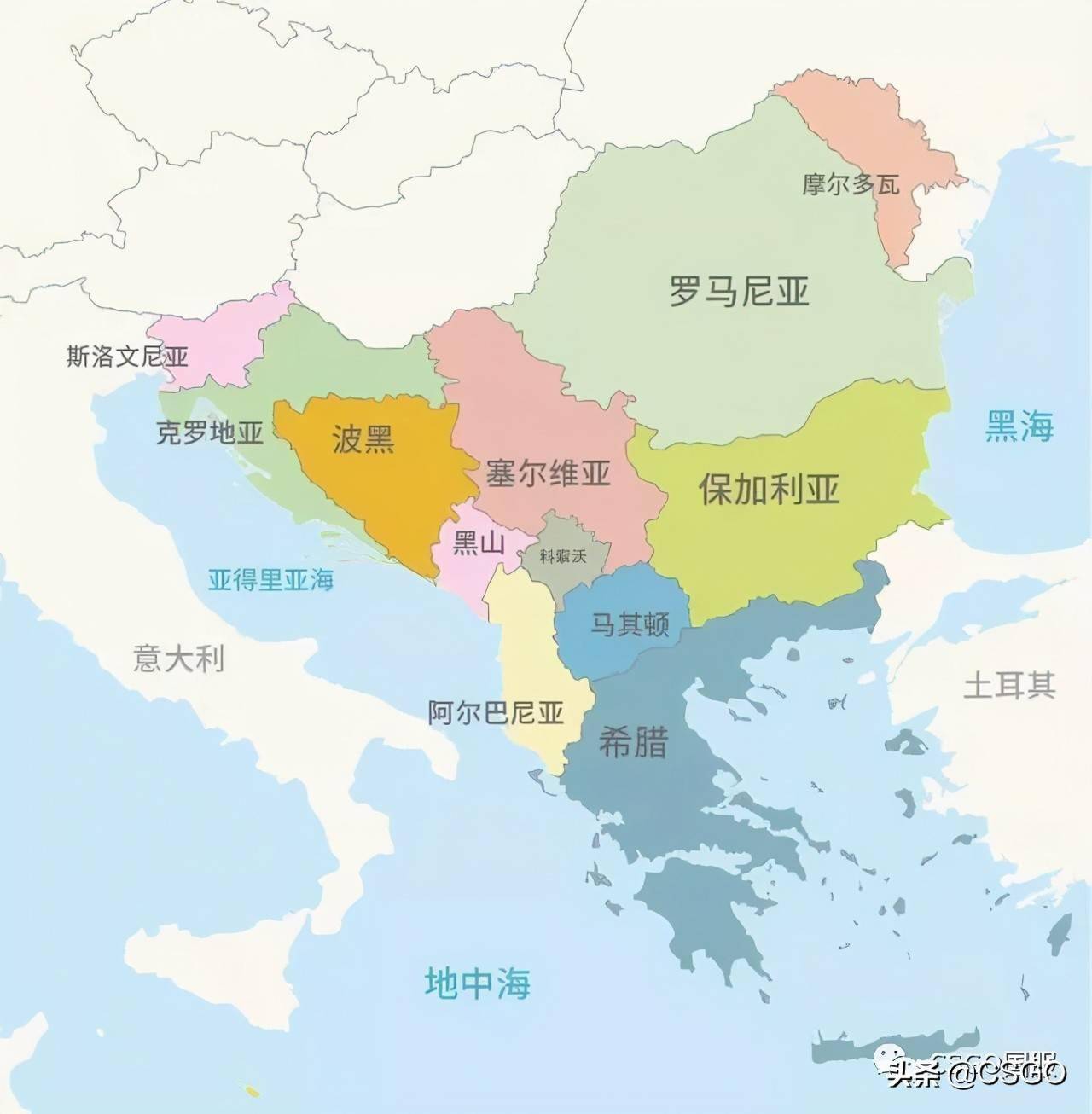 保加利亚,罗马尼亚,塞尔维亚,希腊,黑山,马其顿信仰东正教