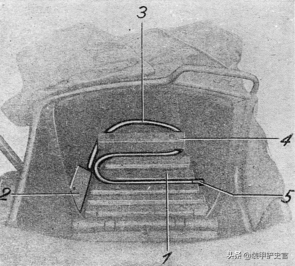 二战德军重型摩托车手脚取暖系统