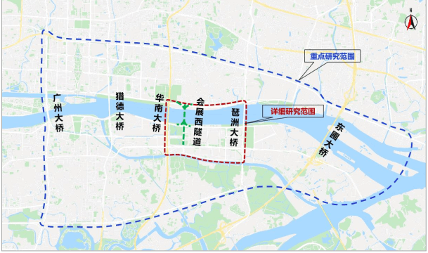 琶洲西隧道范围道路出行49.7万人次/日