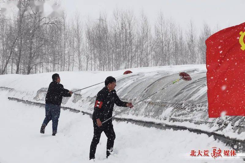 浴雪奋战图北大荒时不我待