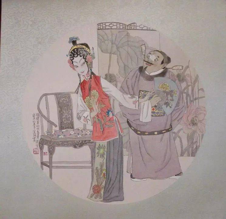 飘逸之美林宜耕的戏曲人物工笔画