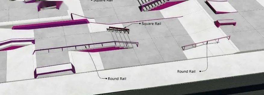 joe ciaglia 表示:"此次东京奥运滑板场地中,每个道具都经过精心设计