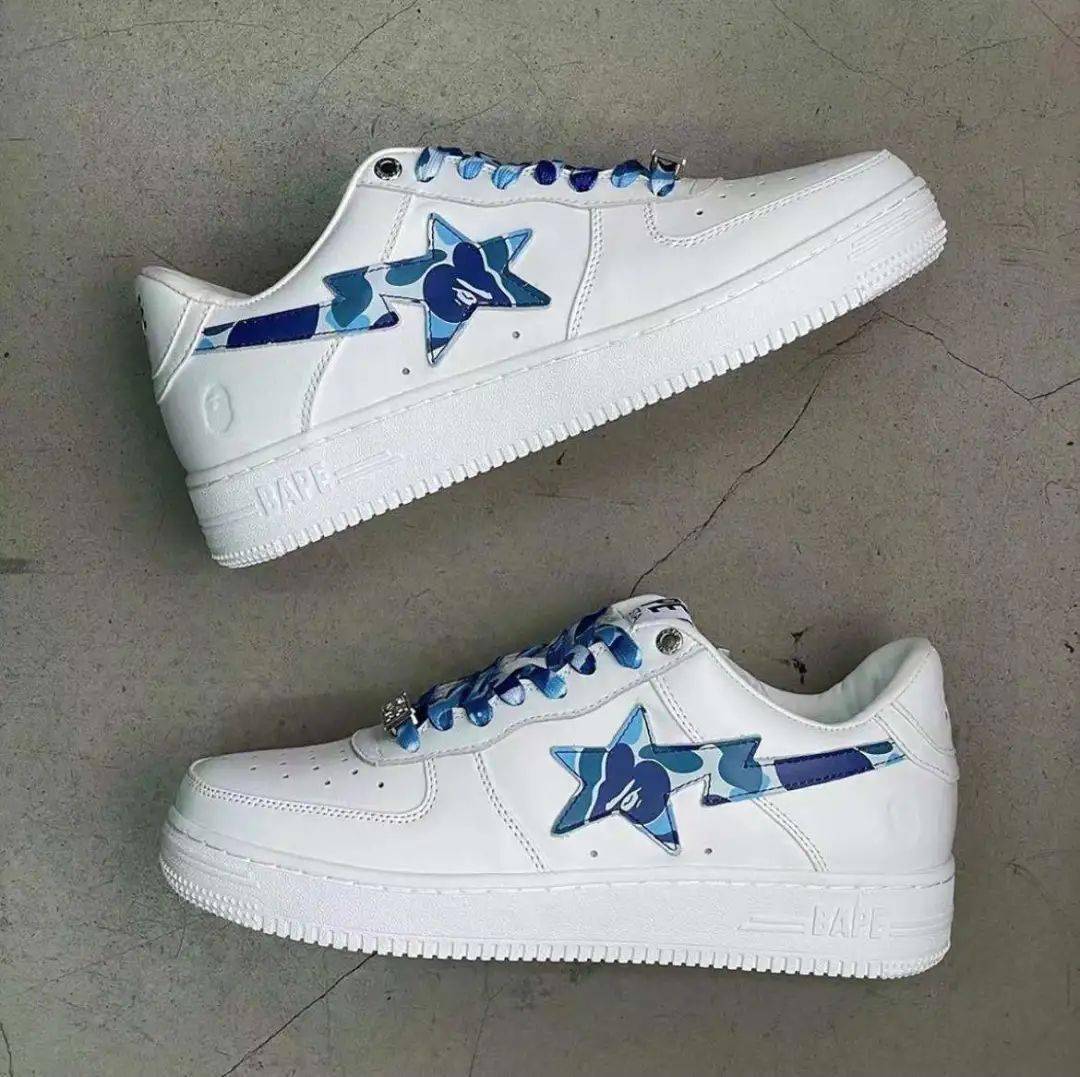 完美替代?bape sta小白鞋新配色曝光