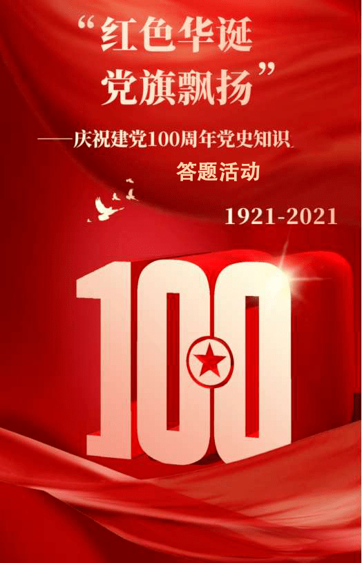 团县委开展"红色华诞 党旗飘扬 庆祝建党100周年"党史