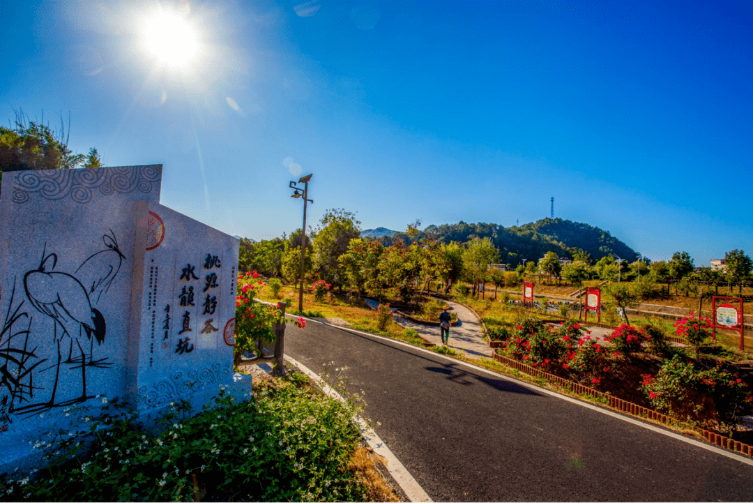春·路 梅江村路弯弯似玉带,带出青山变金山_梅江区