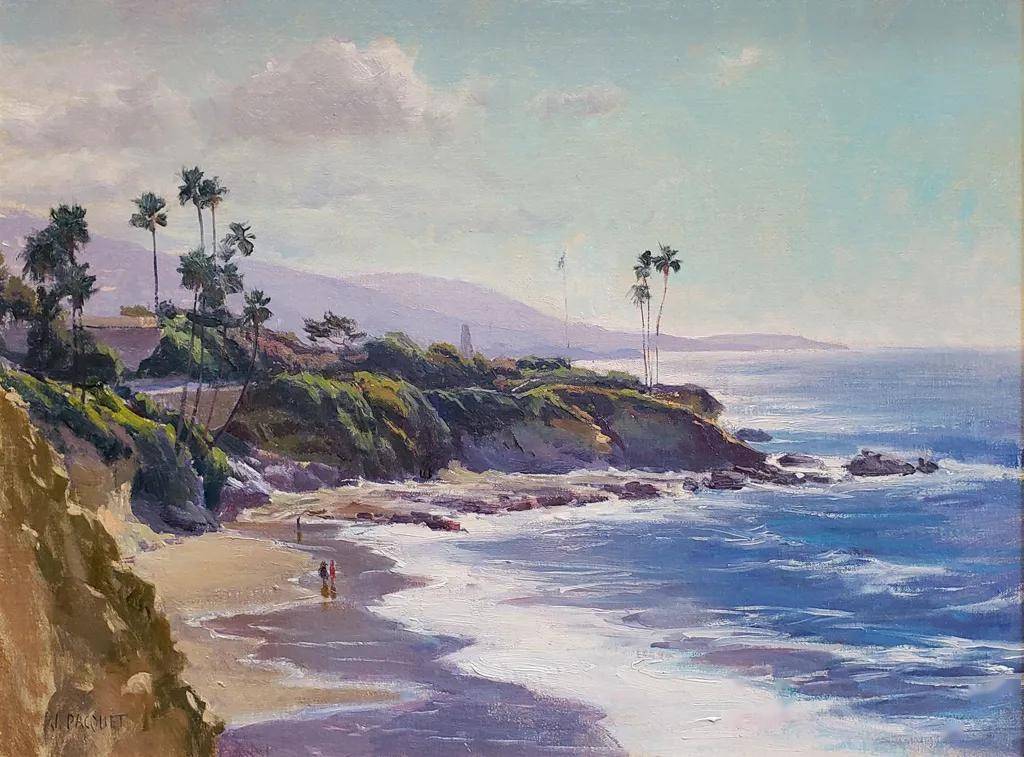 美国画家josephpaquet风景油画作品欣赏