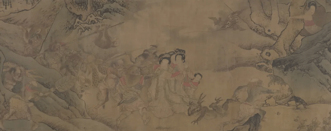 宋佚名二郎神搜山图