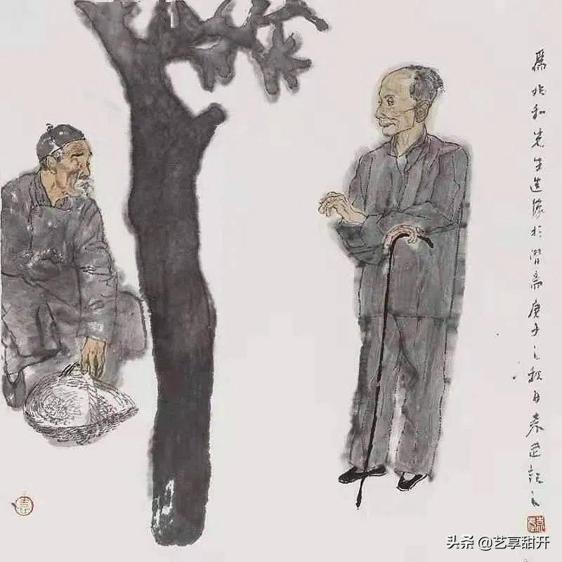 袁武:为画坛巨匠造像赏