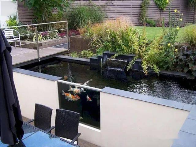 收藏| 实用又美观!40款有设计感的鱼池庭院案例