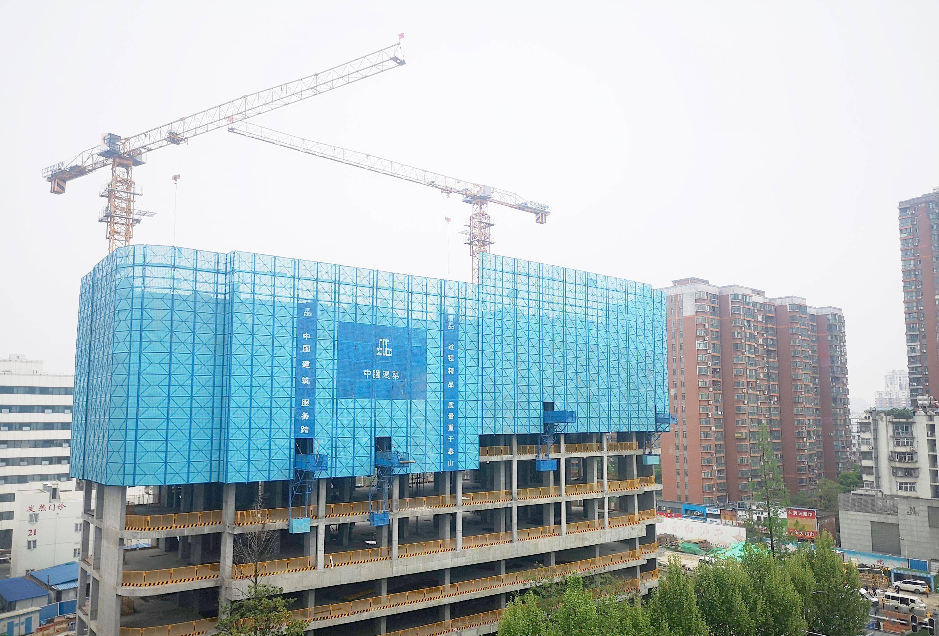 省人民医院心血管大楼项目小场地文明施工样板