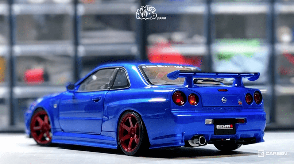 又双叒叕见 麦大湿改装作品,这次改的是autoart的gtr r34 r-tune,也