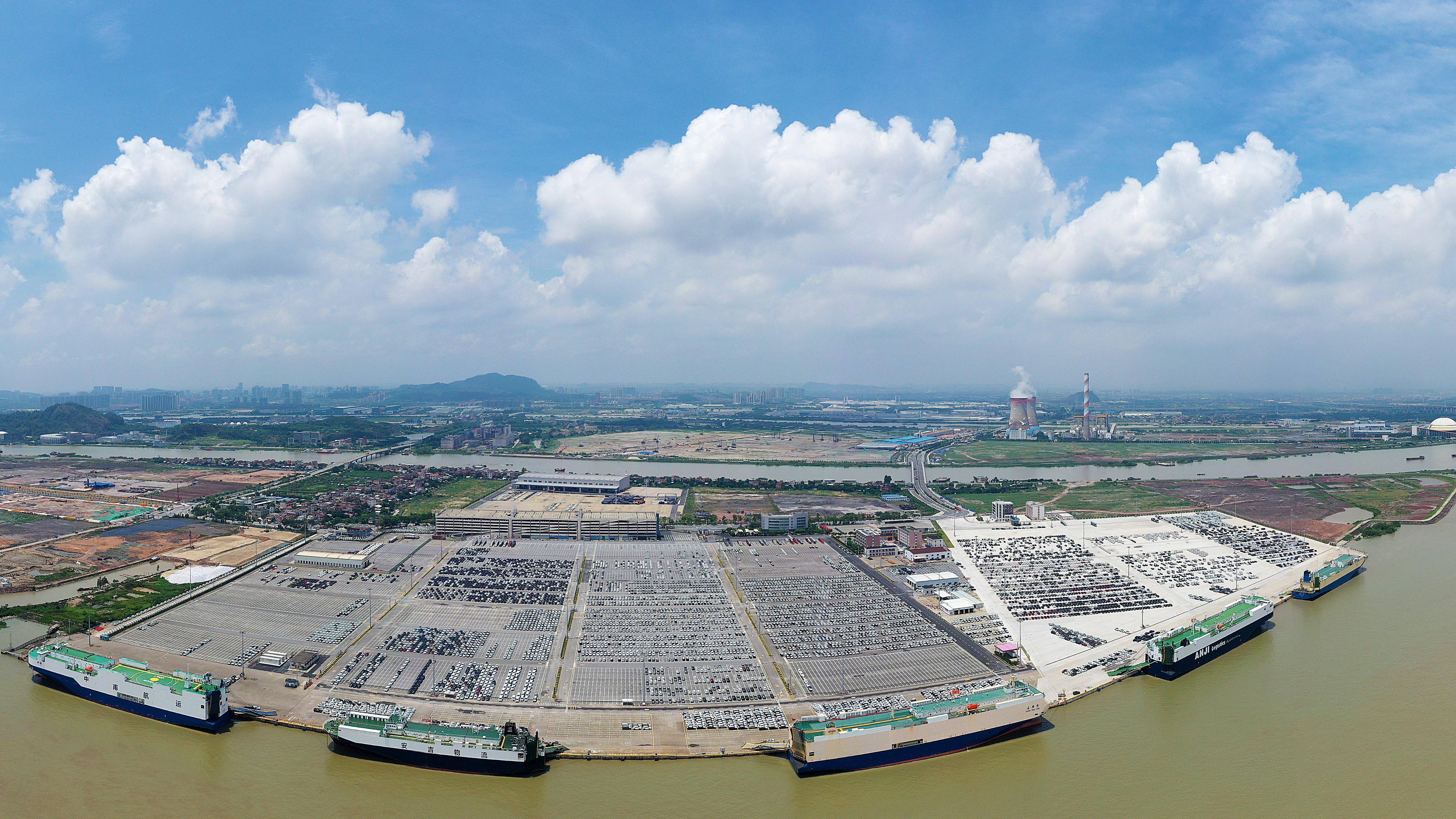 广州港打造全国最大汽车物流枢纽岛