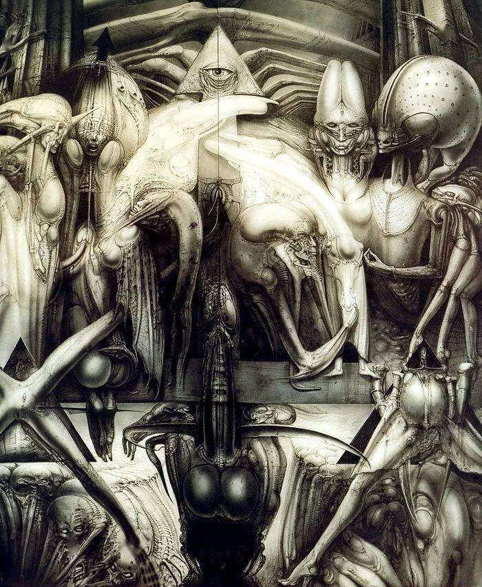 r.giger)的《死灵之书》(necronomicon).