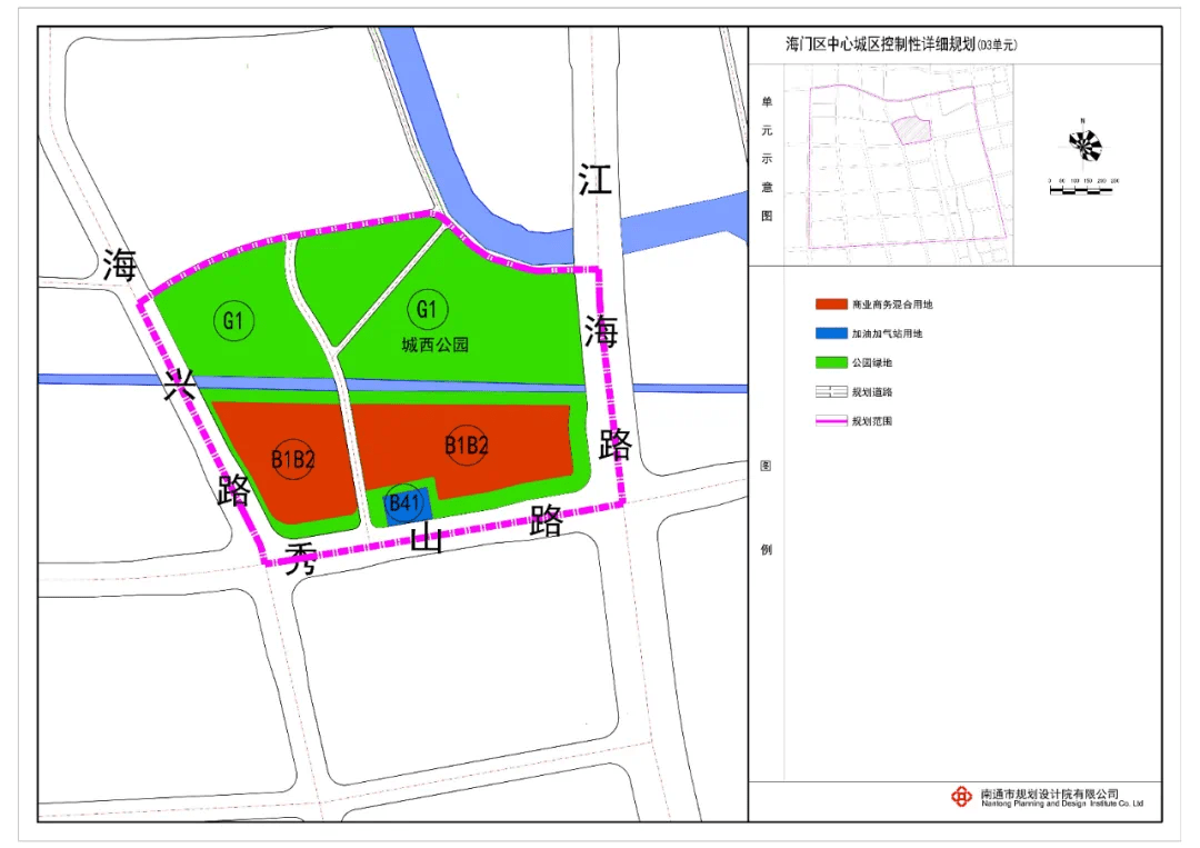 最新海门中心城区d3e3d4规划调整