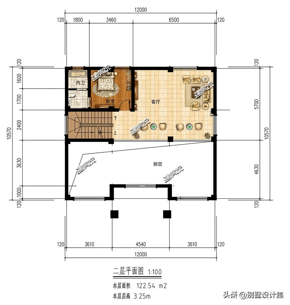 88平方米,建筑面积:261.