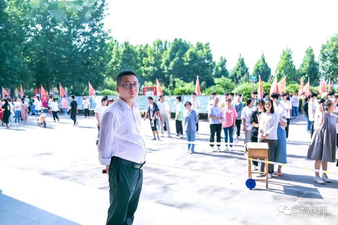 临颍二高举行高考仿真入场演练