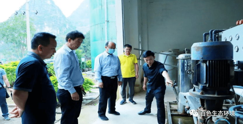 凌云县县长莫庸现场督导生态环境保护工作