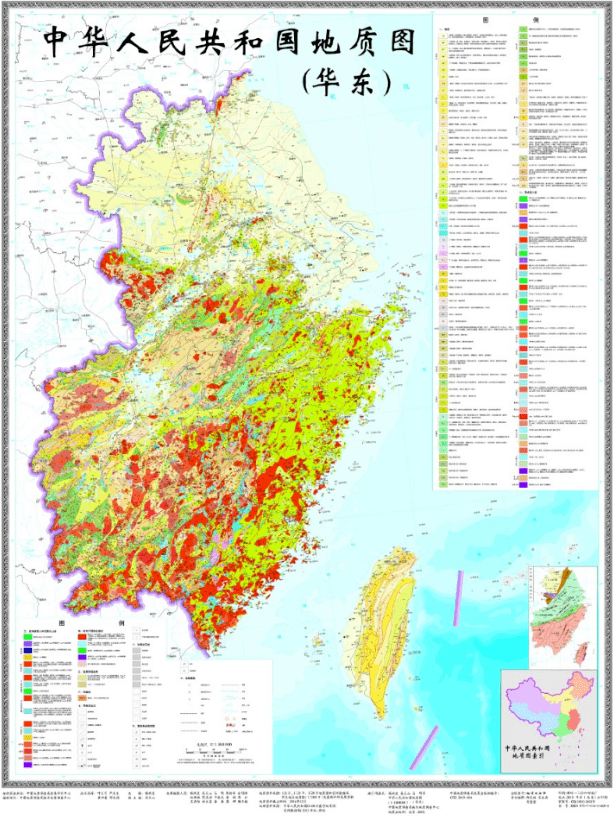 最新出版!中国地质图(1:150万)