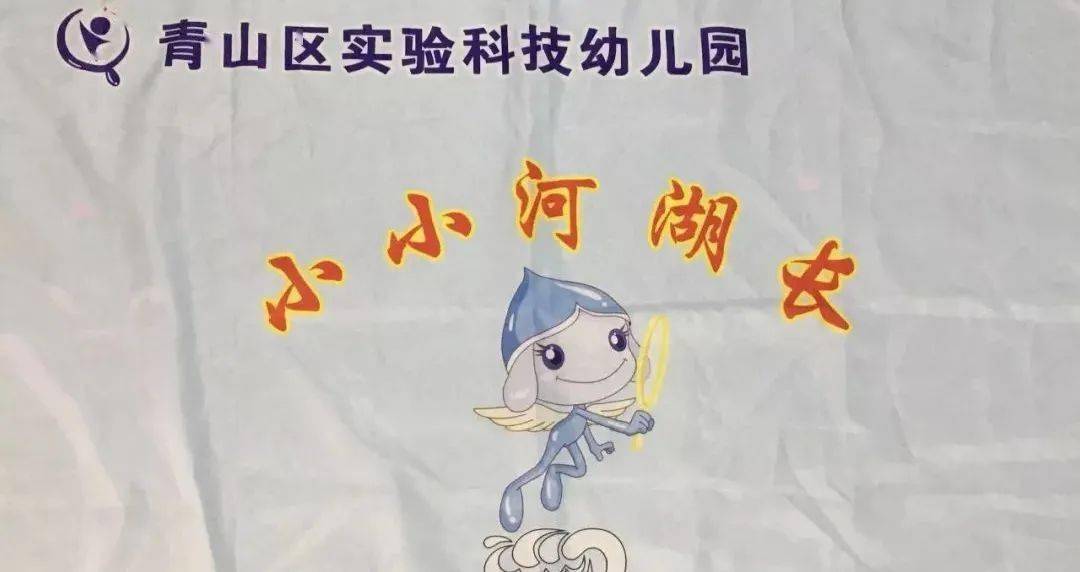 小手拉大手环境保护齐步走青科幼我是小小河湖长