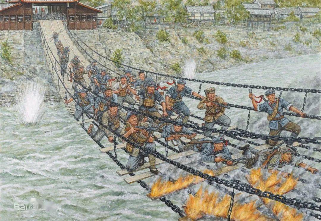 飞夺泸定桥,是中国工农红军长征中的一场重要战役,发生于1935年5月29