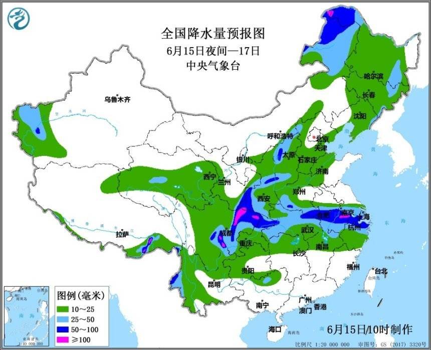 中东部地区及川陕将迎大范围降雨 需警惕次生灾害