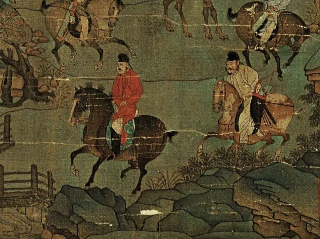 唐 李昭道《明皇幸蜀图》(局部)