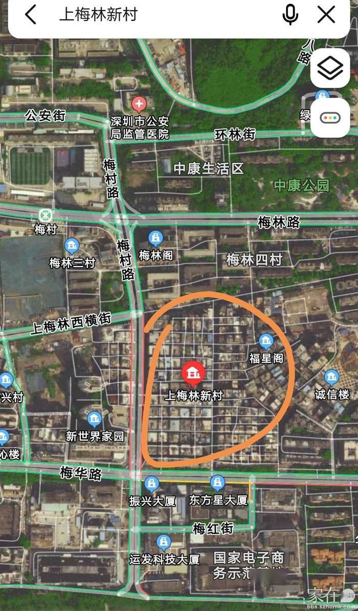 京基上梅林旧改开拆,拆除总建筑面积约为10.9万平方米
