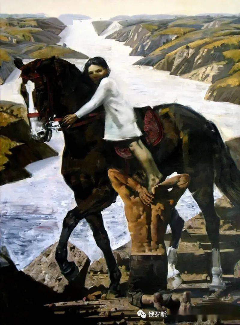 艺术俄罗斯画家诺沃肖洛夫亚历山大尤里耶维奇的作品
