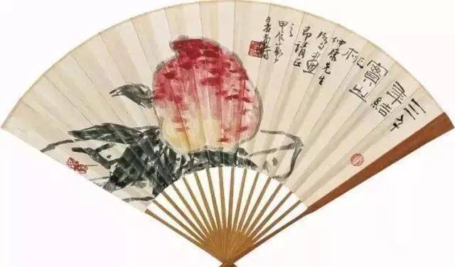 潘天寿 扇面