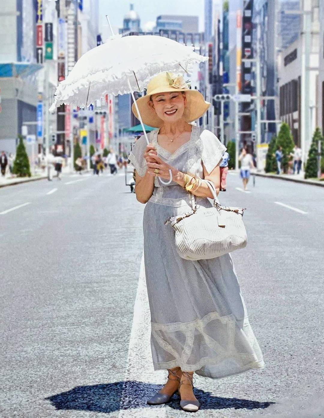 日本老年穿搭火了街头670岁的老太太比上海大妈还会穿